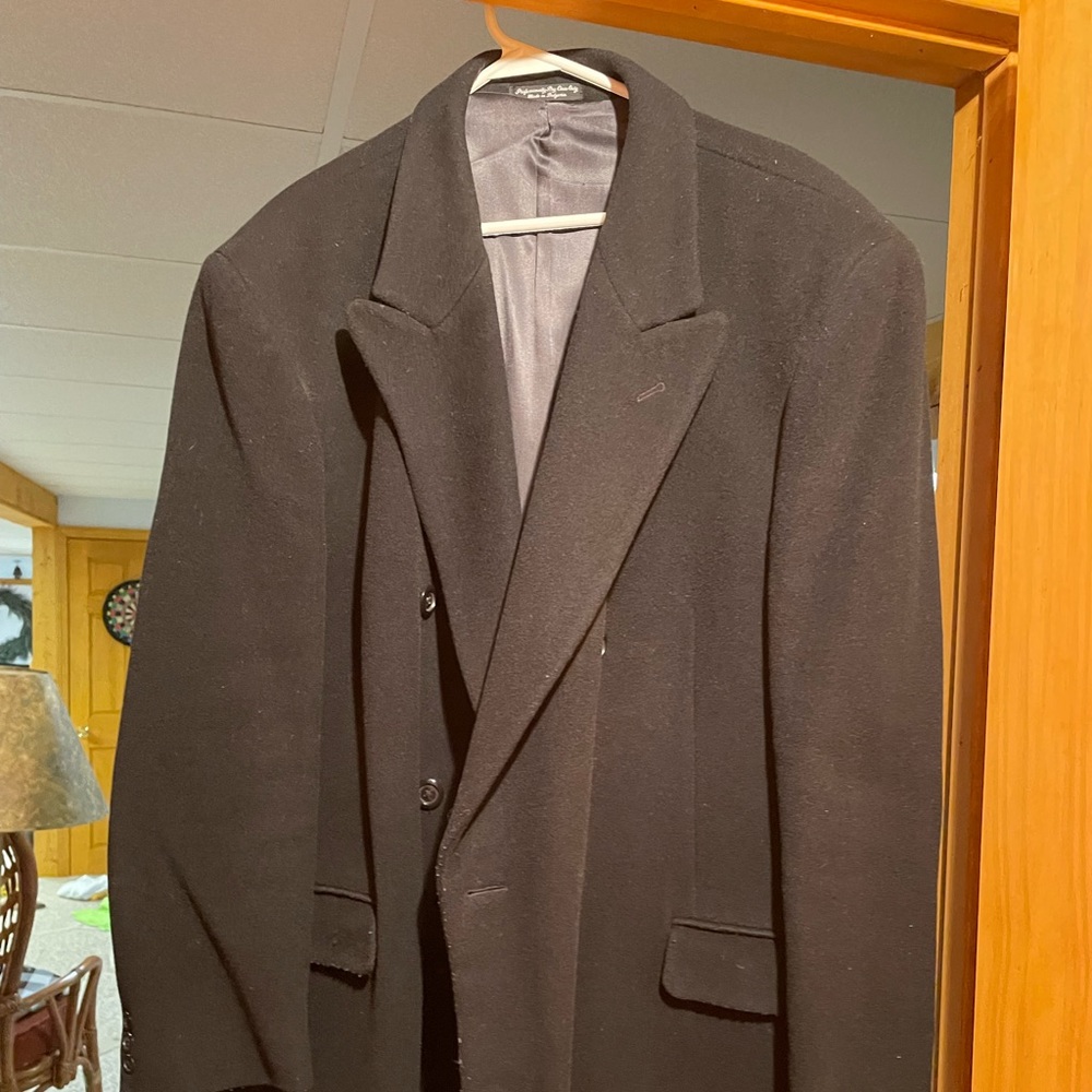 Cashmere long men’s coat